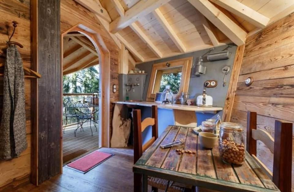 Cabanes Chartreuse Insolite - Cabane "La Bordee" Saint-Pierre-de-Chartreuse Εξωτερικό φωτογραφία