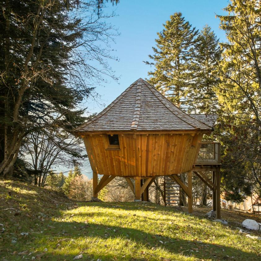 Cabanes Chartreuse Insolite - Cabane "La Bordee" Saint-Pierre-de-Chartreuse Εξωτερικό φωτογραφία